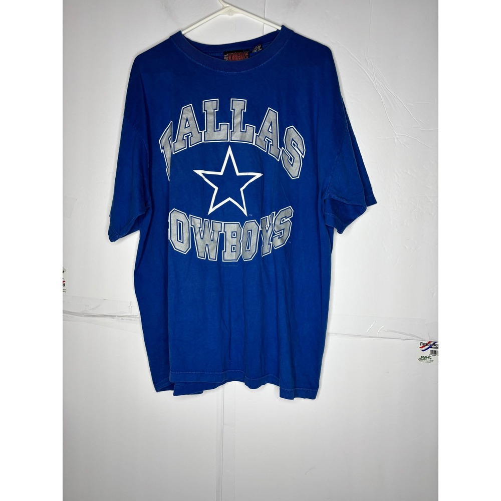 VTG Dallas‎ Cowboys Iron Knights Athletics Blue T-Shirt Mens XL NFL Football
